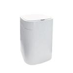 USB Charging Smart Rubbish Bin White Intelligent Waste Trash Can 17.5L