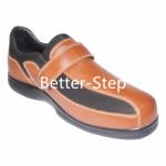 Better-step Leather Dibaetic Shoes For Men,Soft Lining and Durable Outsole,Fully