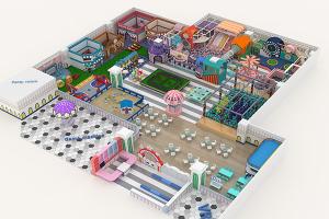 Wholesale ASTM 4m Indoor Play Center Equipment Kids Playground With Multiple Play Games from china suppliers