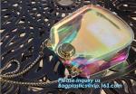 fashion ladies college girl summer beach jelly clear PVC handbag shoulder chain