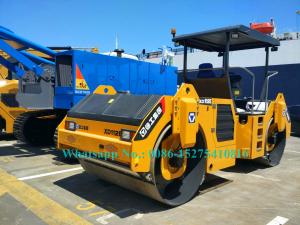 China High Efficient Tandem Road Roller , XD112E 11 Ton Double Drum Vibratory Roller on sale