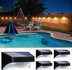 IP65 Waterproof Outdoor Solar Led Fence Garden Light Beautiful Garden Decoration