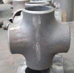 SCH10S 4 Way Cross Pipe Connector ANSI B16.5 Large Diameter