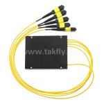 Fiber Optic Cable MPO/MTP SM/MM PLC Splitter 1x4 for Data Center FTTX