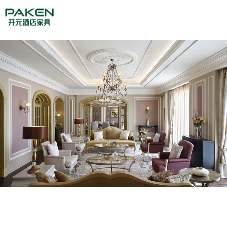 Modern Luxury Customized Hotel Living Room Furniture Sets