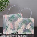 Loop Handles, Shopping Bags With Gusset Cardboard Bottom, Frosted Merchandise
