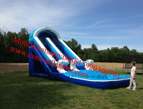giant inflatable pool big wave water slide for adult children inflatable pool