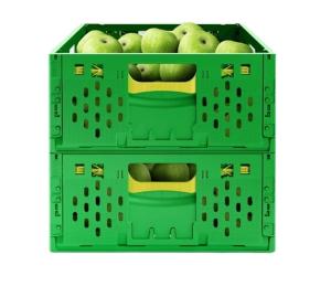 Wholesale Virgin Plastic Collapsible Folding Vegetable Crate for Agriculture Fruits Transportation from china suppliers