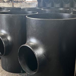 Wholesale Carbon Steel Pipe Fittings Butt Weld Connection Black Color from china suppliers