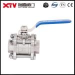 Xtv 3/4 Inch Full Port Manual Stainless Steel 3PC Ball Valve Customizable and