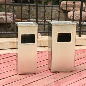 Wholesale The Classic square Rigg Bucket Hotel Property Units Across the Crossing Stairs Lobby Trash Can Waste Bin from china suppliers