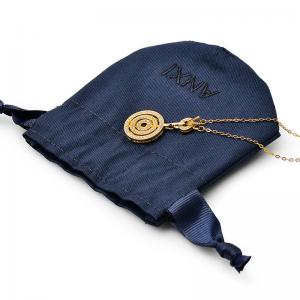 China Royal Blue Thick Fabric Necklace Gift Bag 15x20cm Size HY on sale