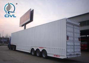 Wholesale 3 axleLorry Semi Trailer Trucks 28T van cargo truck semi trailer from china suppliers