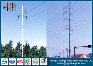 Wholesale 35KV Double Circuit Suspension Type Tubular Steel Pole Galvanized from china suppliers