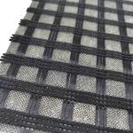80kn 120kn Tensile Yield Biaxial/Uniaxial Polyester Pet Geogrid for Road