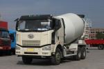 FAW Jiefang Concrete Mixer Truck J6P 350HP 6X4 Flat Top Cab 4.7m3 Tank Automatic