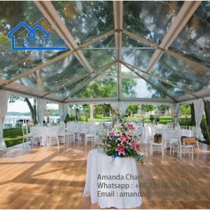 Wholesale Outdoors Customized Size Clear Pvc Party Tent Marriage Wedding Events Glass Tent from china suppliers