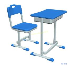Wholesale Fixed Height 76 Cm HDPE Study Desk With Groove For Pen / School Classroom Furniture from china suppliers