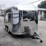 Super Performance Car Towing Camper Van Equipment Vending Trailer L420cm*W180cm