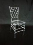 hot sale high quality good price stackable acrylic wedding chair 4pcs/carton