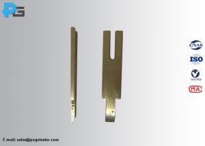 Wholesale IEC60112 Figure B1 Platinum Electrode 1 Pair / 99.9% Purity With Brass Extension from china suppliers
