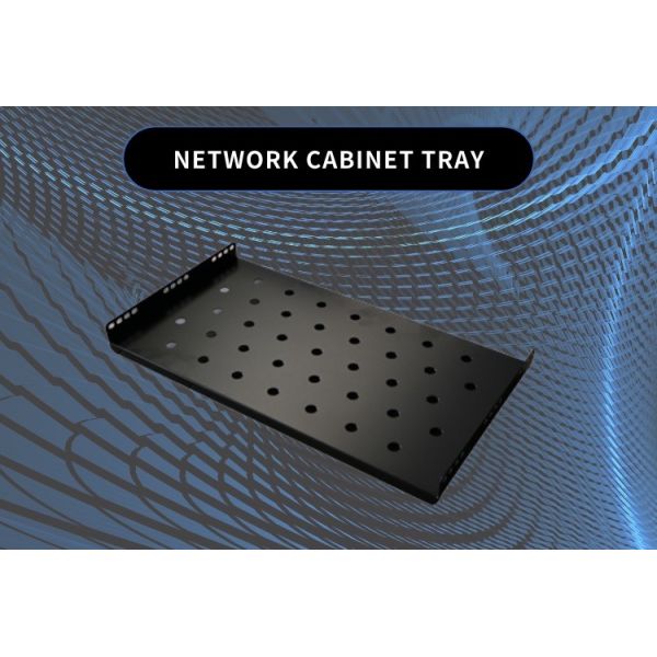 19inch Black 4 Sides Mounted Sliding Shelf Network Cabinet for Enhanced Accessibility