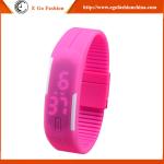 Black Red Orange Watch Quartz Analog Watch Unisex Boys Girls Kids Watch Slap LED
