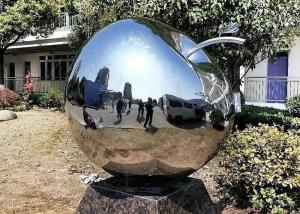 Wholesale Modern Outdoor Decoration Apple Sculpture Stainless Steel Sculpture from china suppliers