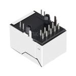 Belfuse 0875-1AX1-BH Compatible LINK-PP LPJG16740BENL 100/1000 Base-T Tab Up