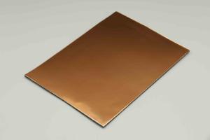 Wholesale Champagne Mirror Acp Sheet 1220 X 2440MM Antibacterial Exterior Aluminum Composite Panel from china suppliers