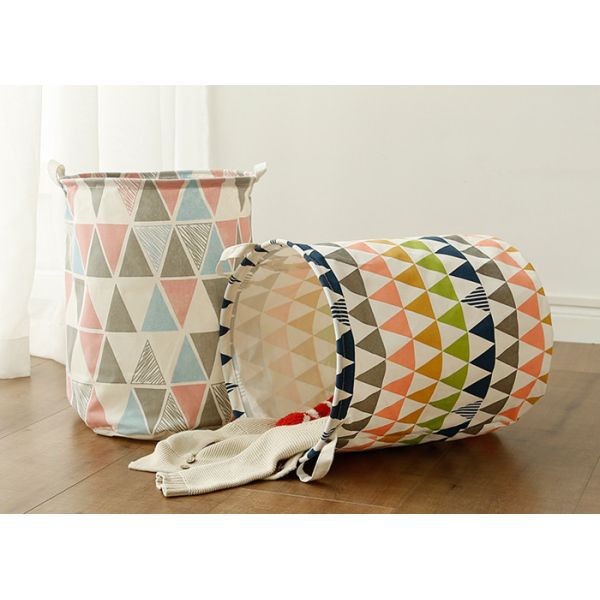Foldable washing laundry clothes basket toy storage bag large box customizable colors banjour home