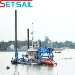 US Currency Customized Hydraulic Sand Dredger with Caterpillar Diesel Engine 180