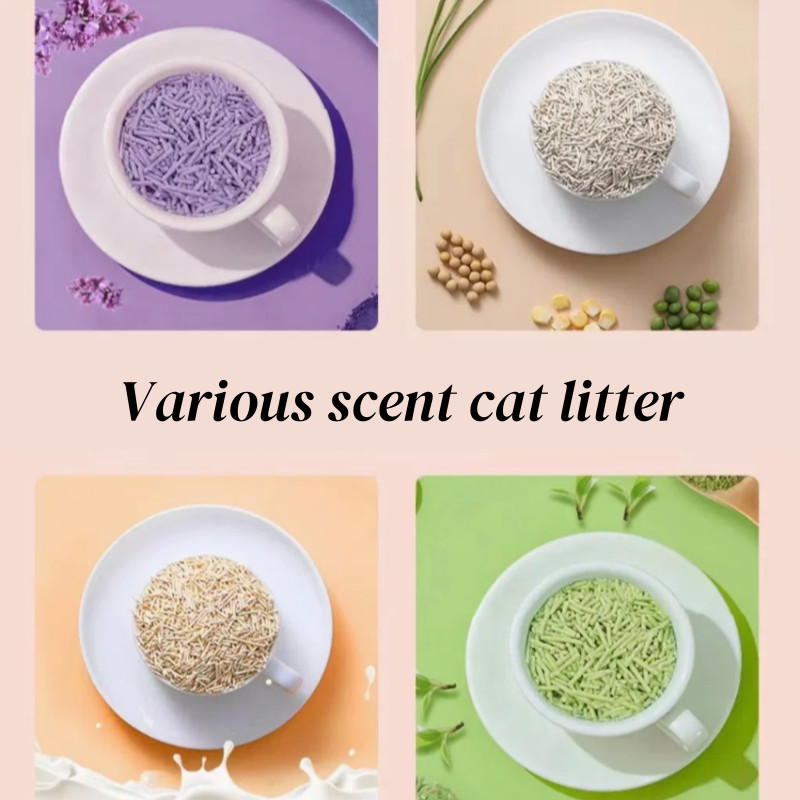 Soybean Cat Tofu Litter ODM Tofu Cat Litter Sand Environment Friendly