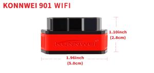 Wholesale WIFI ELM327 OBD2 Auto Diagnostic Scanner KONNWEI KW901 for Android/IOS from china suppliers