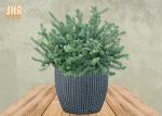 Grey Pots Resin Plant Pots Round Planters Outdoor Pot Planters Clay Pots Garden