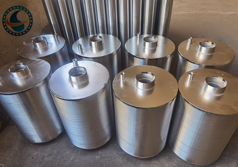 Slotted Cylindrical Wedge Wire Filter Basket Strainer 316l Stainless Steel