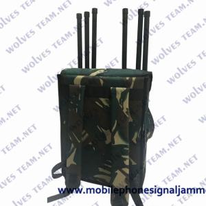 Wholesale Military High Power RF Signal Backpack Jammer Durable GSM 3G 4G Cell Phone Drone Signal Jammer from china suppliers