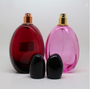 Wholesale 105ML silver or gold crimp pump empty clear spray perfume bottle from china suppliers