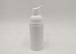 White Plastic Cosmetic Bottles Liquid Foam Bottle