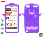 Hot Selling 100% Quality Guaranteed Angel Silicone Cover Cases For Ipod Touch 5