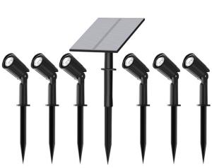 Wholesale Six Heads IP66 LED Solar Pathway Lights 6500K For Outdoor Garden Walkway from china suppliers