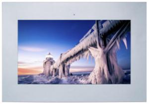 27 all weather proof full outdoor wall mount full IP65 IP66 digital signage LCD display monitor HDMI input