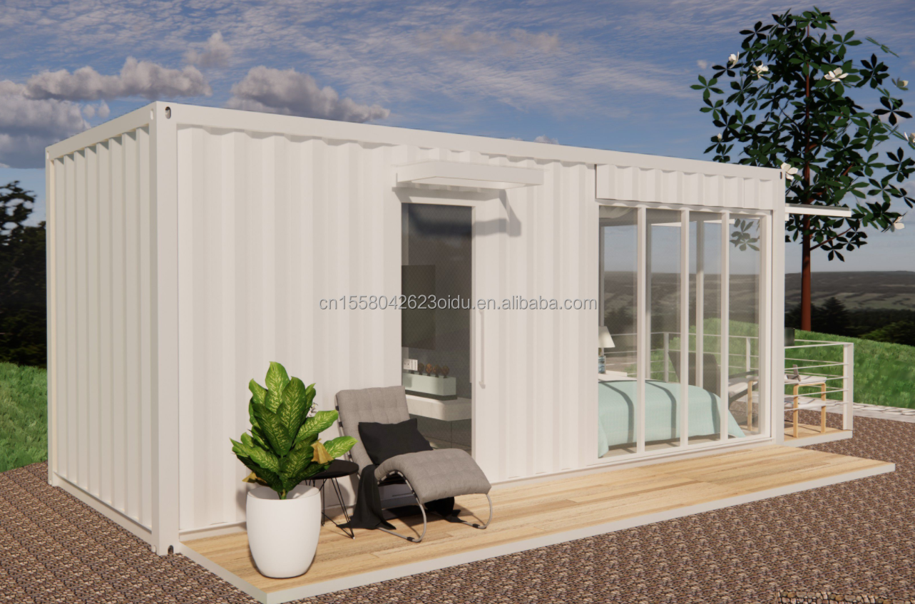 20ft Steel Frame Galvanized Steel Bending 180g Bathroom Container House Movable Prefabricated House for Products