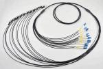 Outdoor Tactical Armored Fiber Optic Patch Cord 12 Cores LC/UPC To ST/UPC Single