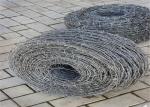 Concertina Shape Bulk Barbed Wire , Single Twist Barbed Wire High Security Sharp