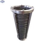 304 stainless steel wedge wire wound filter screen lubricating oil grinder
