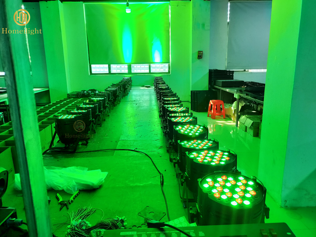 54pcs LED Par Can Lights 54*3W RGBW Uplight Par Can For Stage Garden