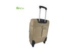 Aluminum Trolley Nylon Expandable Luggage With Spinner Wheels