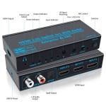 HDMI 2.0b Switch 3 In 1 4K 60HZ 600MHz Coaxial Toslink Switcher Box