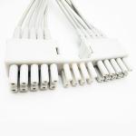 127cm Banana Plug 10 leads Ecg holter Cable , 0.47lb TPU Mortara Holter Monitor